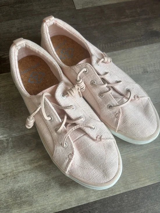 Sperry Women's Crest Vibe Sneaker in Baja Pink, size 8.5 - Picture 2 of 5